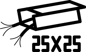 канал  25х25