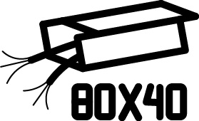 канал  80х40