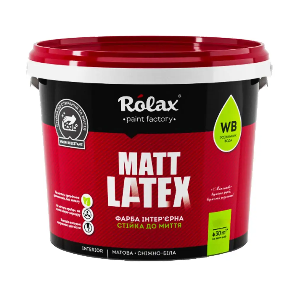 Rolax Mattlatex "Акрил супер"  5л. 7 кг.