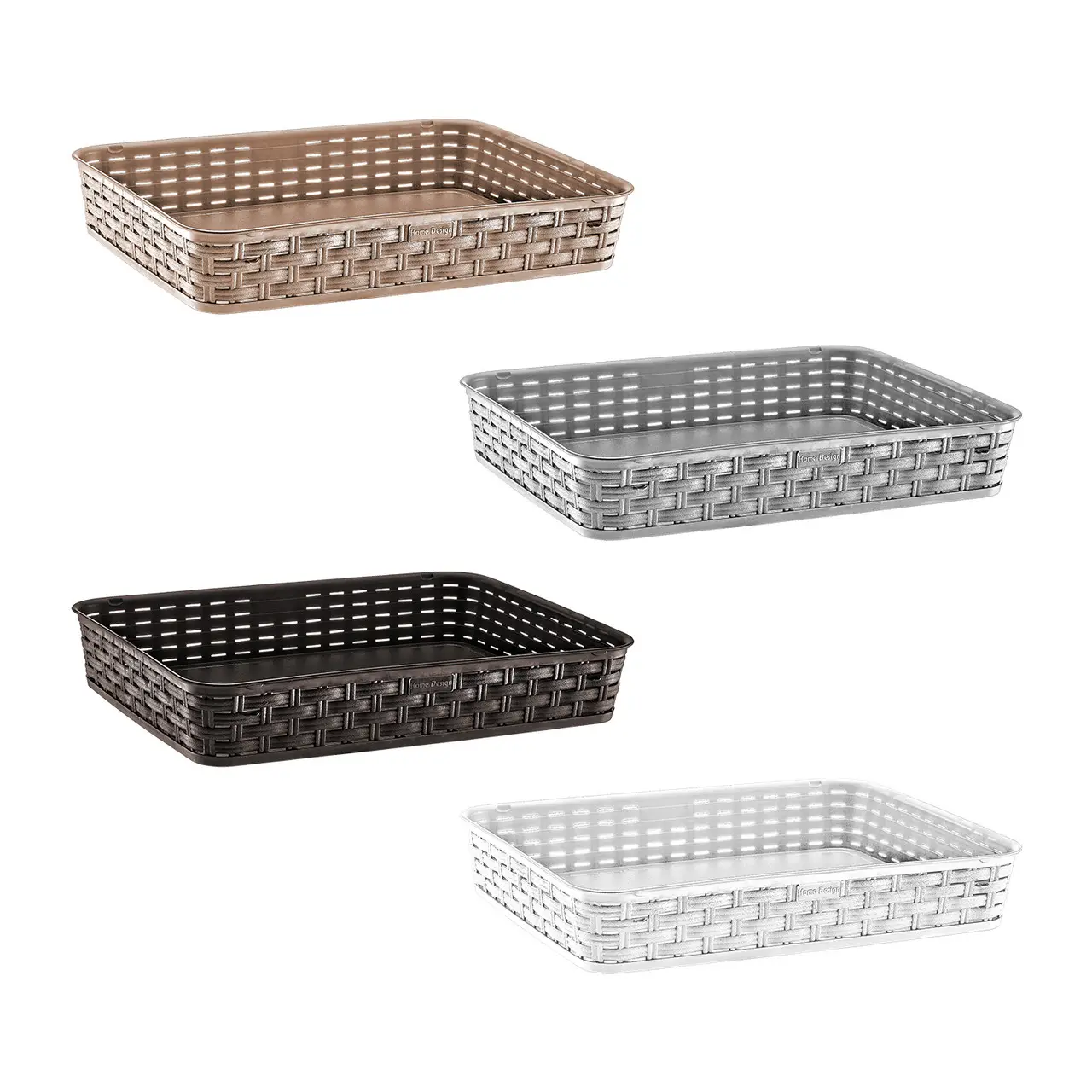 Корзина для побут. предм.  5,5л (36х26х6) Ротанг Irak Plastik (SP 210)
