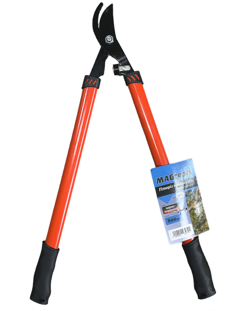 MAGtools Гілкоріз прямого зрізу ЧЕРВОНИЙ дворучний 800мм №2 (Арт.3079)