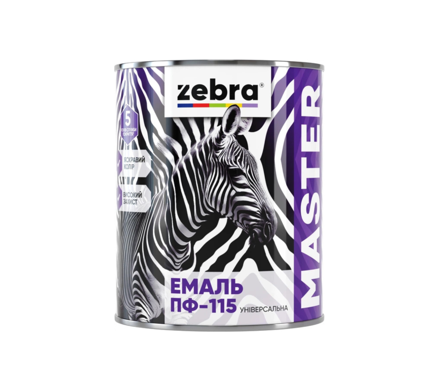 Zebra Емаль ПФ-115 2,6кг М12 білий