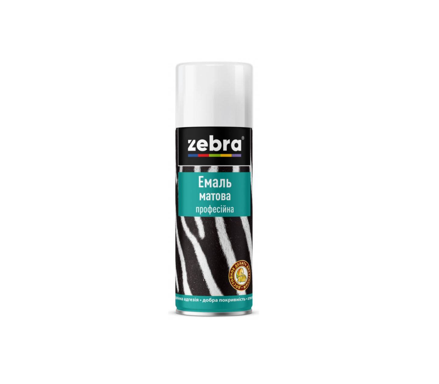 Zebra Емаль Spray професійна матова 400мл Антрацит (RAL7016)