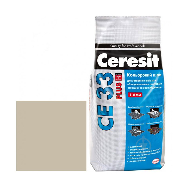 Ceresit СЕ 33 Plus 123 бежевий 2кг