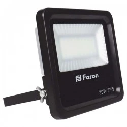 FERON LL-630 LED Прожектор  30W 6400K (164*152*44) чорний