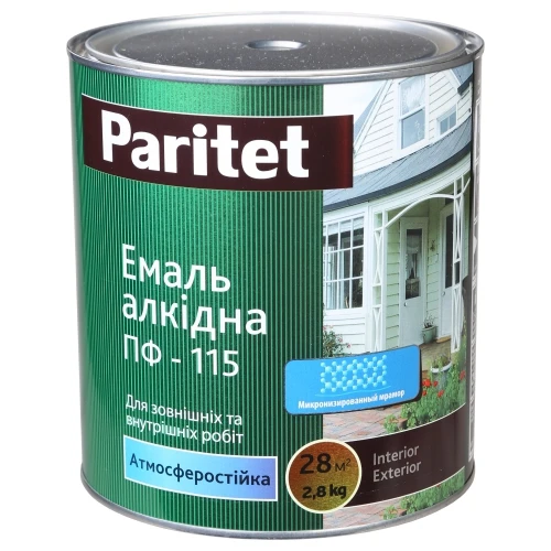 Паритет емаль ПФ-266 Жовто-коричнева 0,9 кг