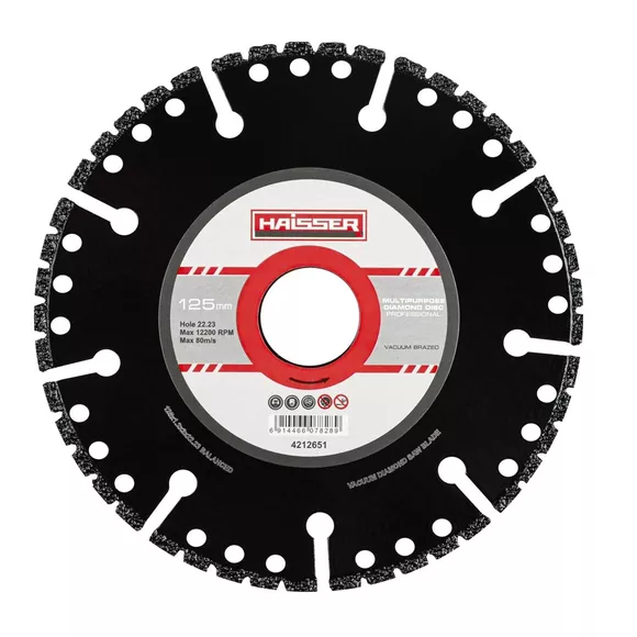 HAISSER Диск алмазний 125/22,23 Multipurpose Professioinal (4212651)