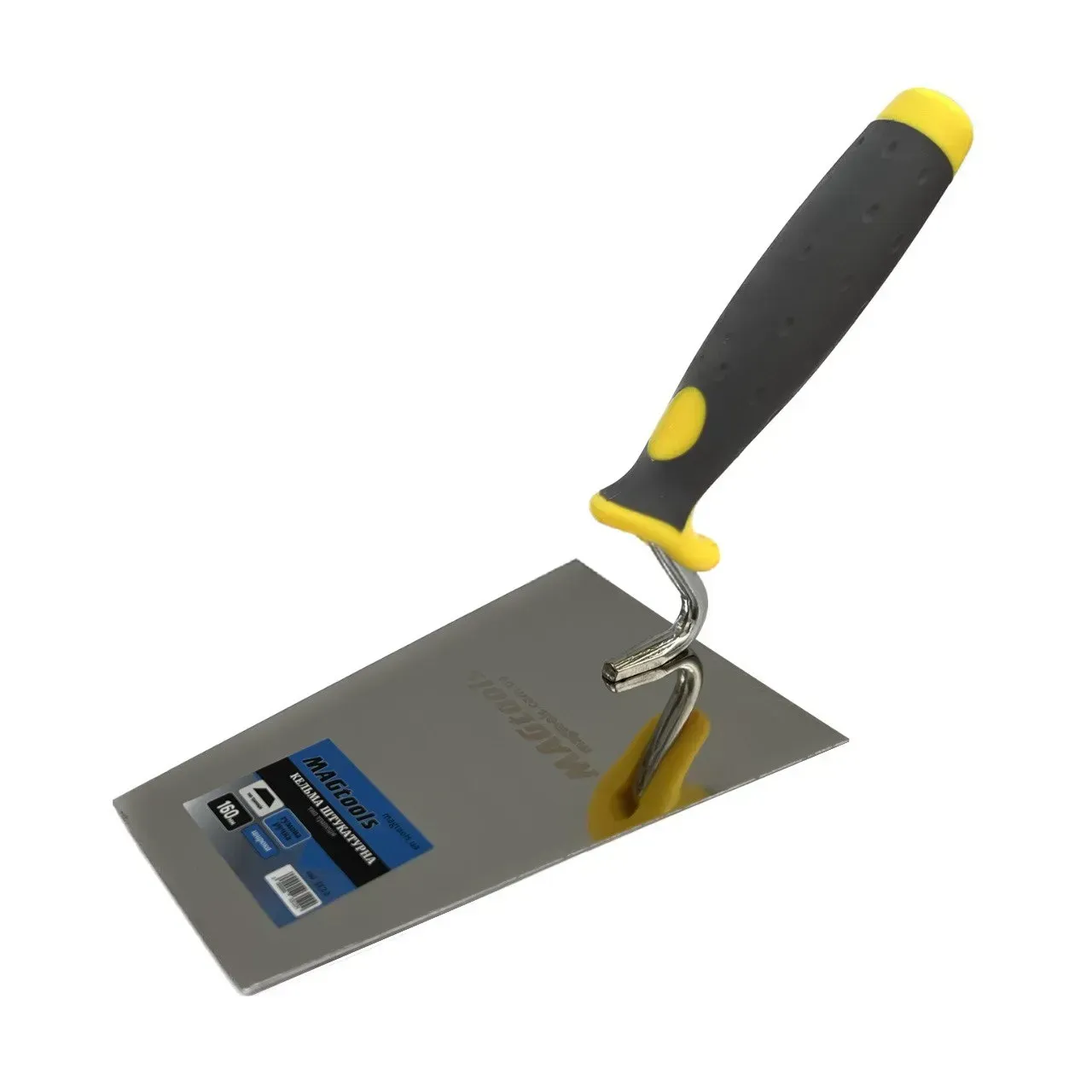 MAGtools Кельма нерж. 180мм ГУМОВА ручка (Арт.3122)