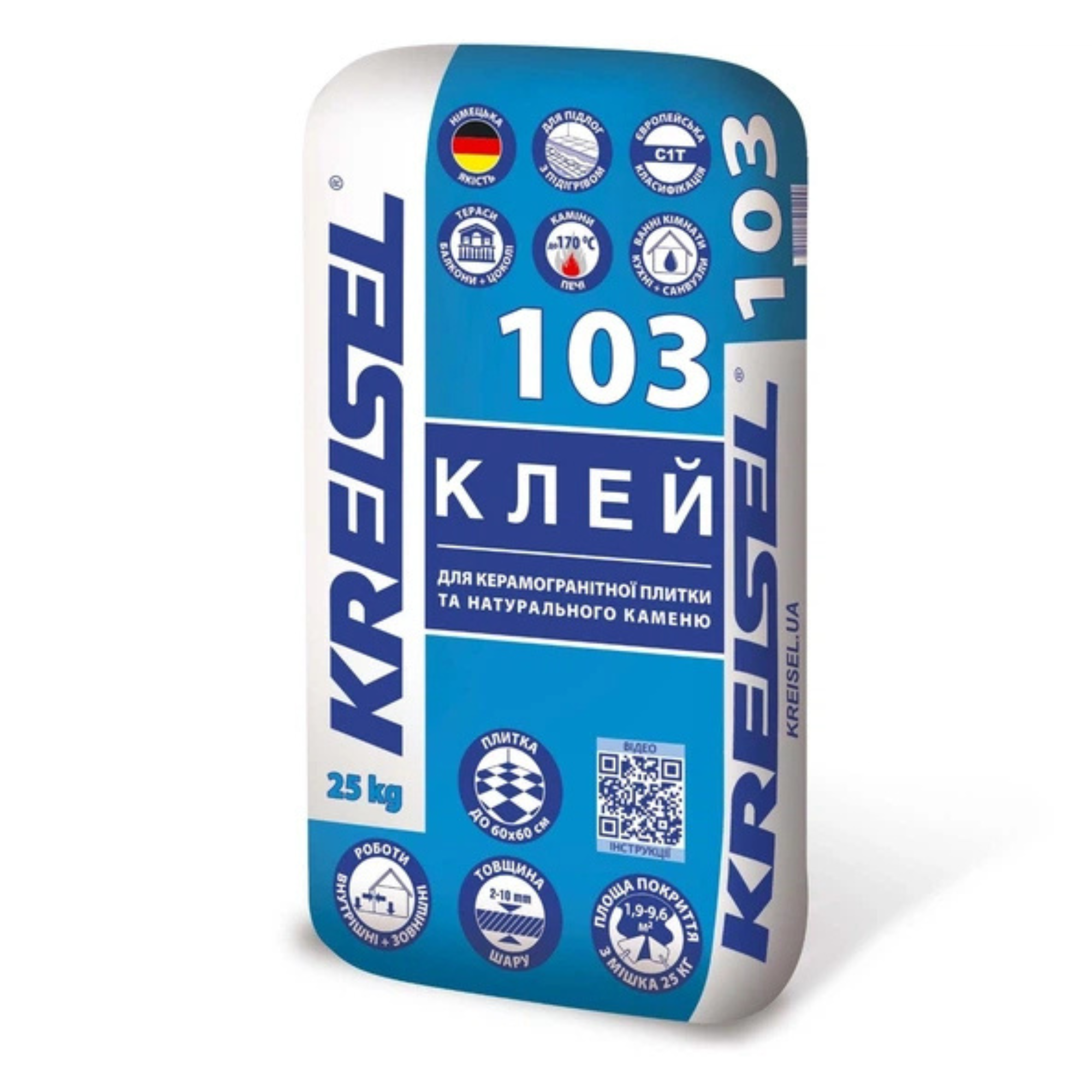 KREISEL 103 Super Multi клей для плитки посилений 25 кг/42пал.