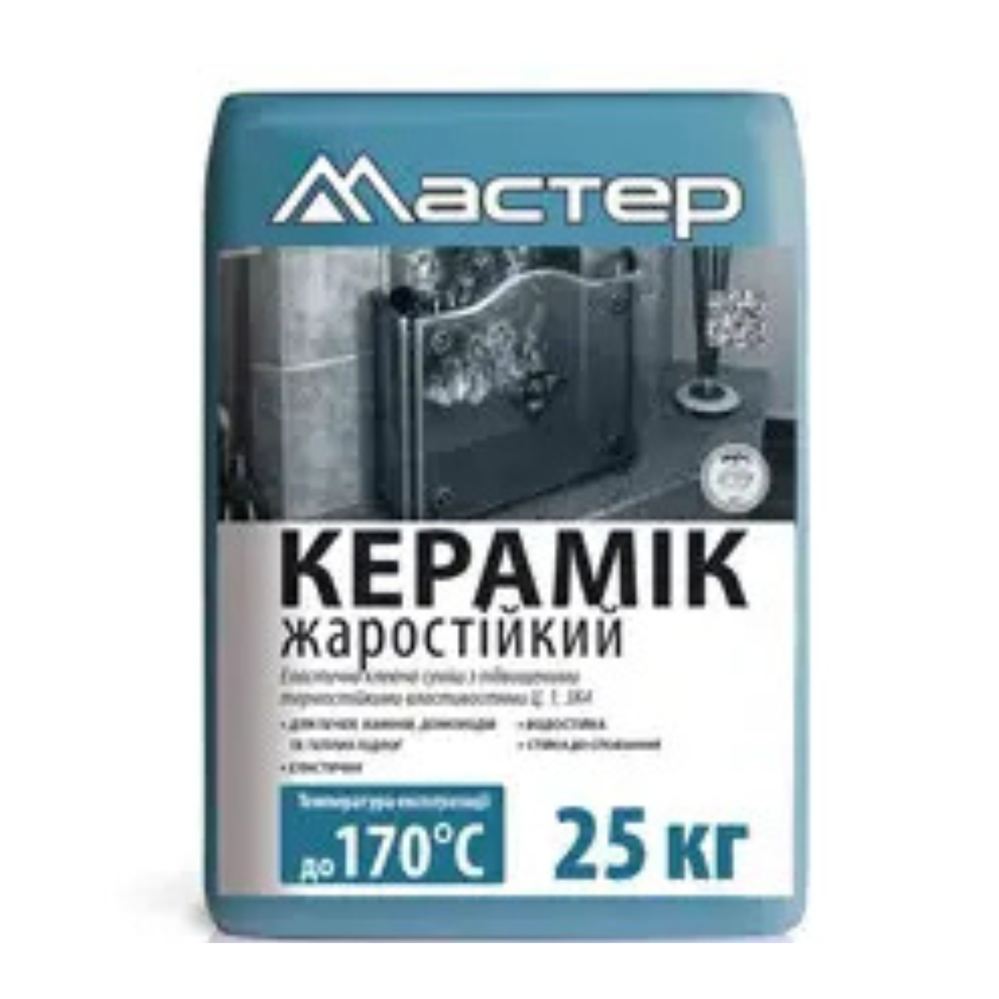 Майстер Клей жаростійкий до 170* 25кг/48пал.