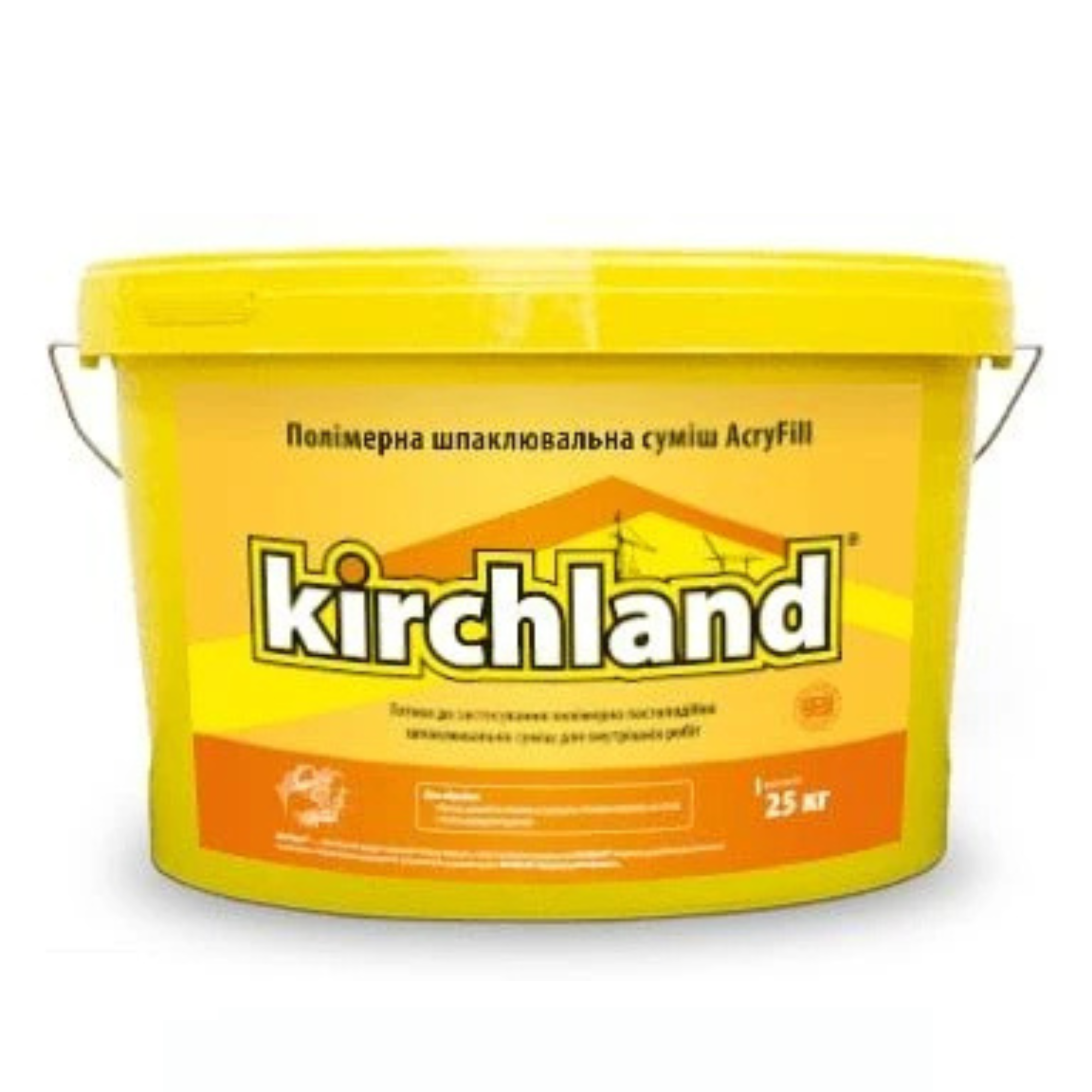 Kirchland Шпаклівка акрилова AcryFill (до 2мм) 25кг "УЦІНКА"