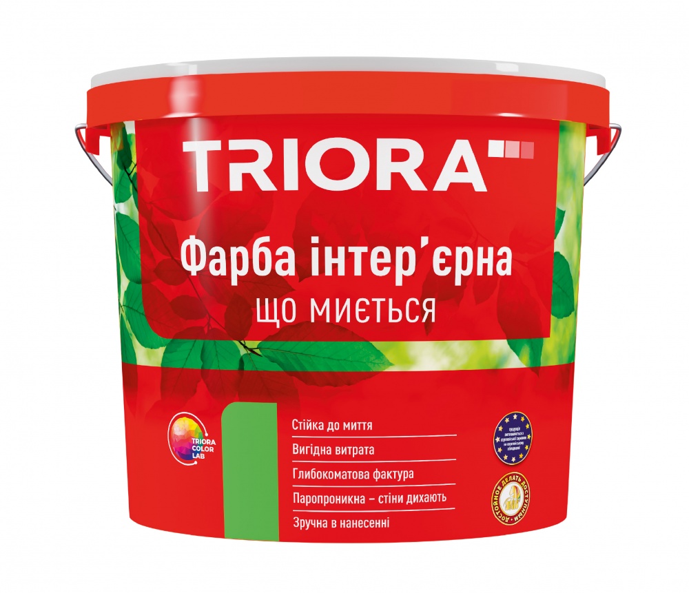 TRIORA Фарба інтерєрна що миється Україна  1л